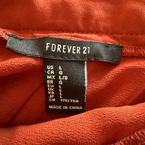 Forever 21 Terracotta Skater Skirt - Picture 2 of 2